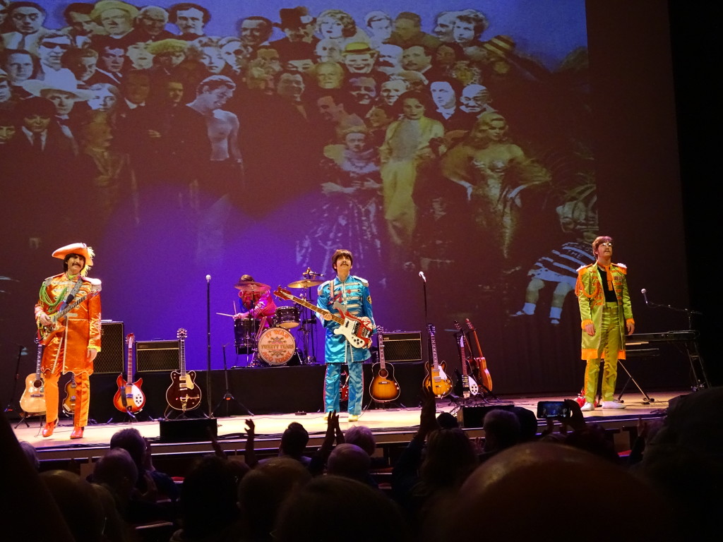 One of the rare tame moments in the Sgt. Pepper set.